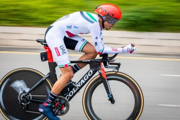 professional cyclist time trial